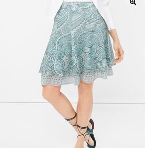 Paisley Print Flirty Skirt